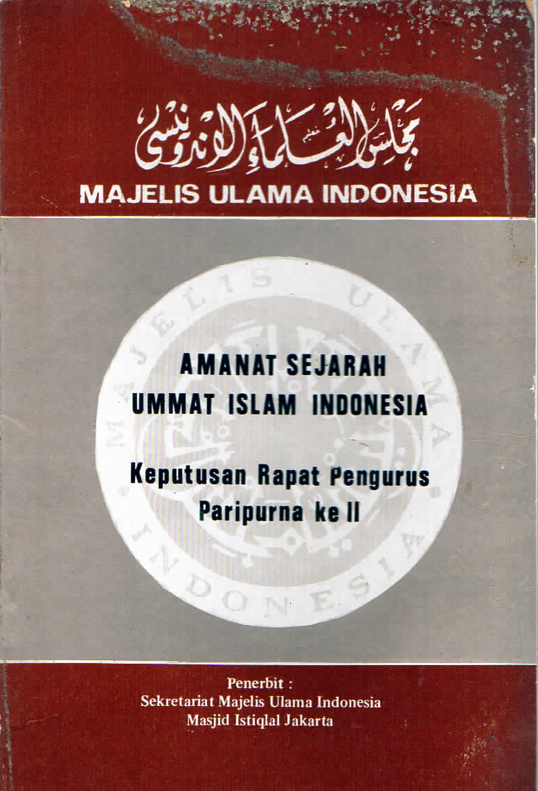 Amanat Sejarah Ummat Islam Indonesia