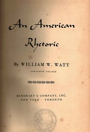 AN AMERICAN RHETORIC.