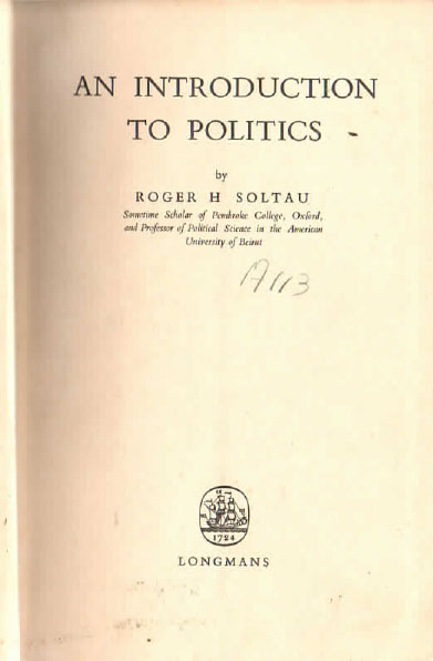 An Introduction to Politics