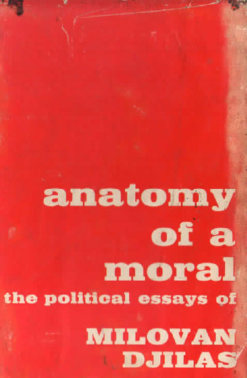 Anatomy of a Moral the Political Essay of
