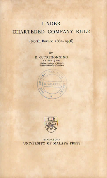 Under Chartered Company Rule (North Borneo 1881-1946)
