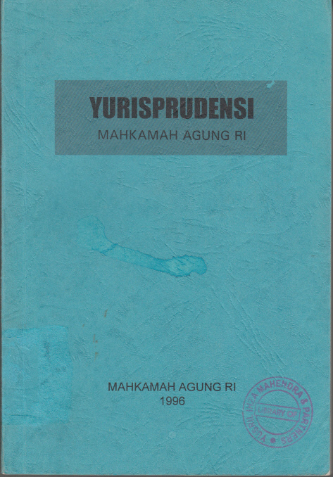 YURISPRUDENSI MAHKAMAH AGUNG REPUBLIK INDONESIA 1996