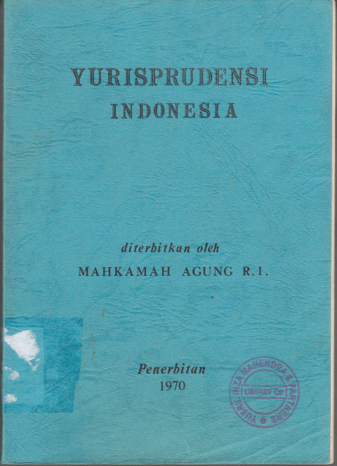 YURISPRUDENSI INDONESIA MAHKAMAH AGUNG REPUBLIK INDONESIA 1971