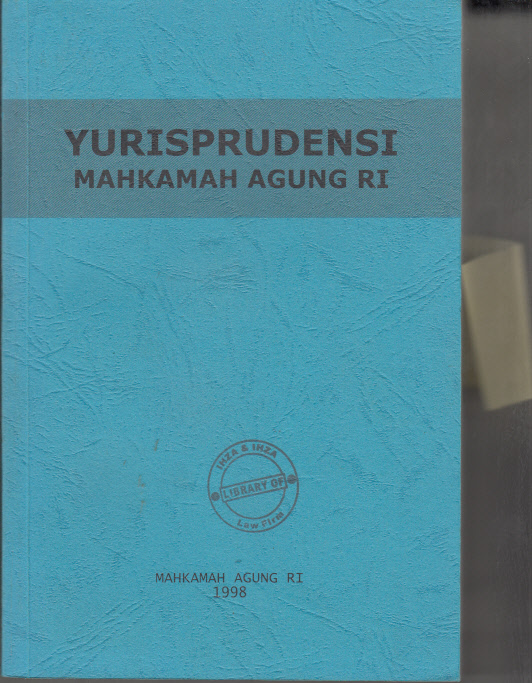 YURISPRUDENSI MAHKAMAH AGUNG REPUBLIK INDONESIA 1998